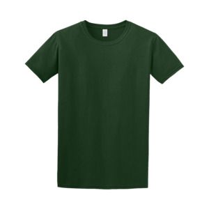 Gildan 64000 - Mænds ring-spundet 100% bomuldst-shirt Forest Green
