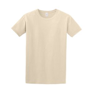 Gildan 64000 - Mænds ring-spundet 100% bomuldst-shirt Sand