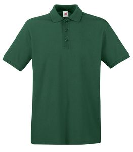 Fruit of the Loom SS255 - Premium polo til mænd Bottle Green