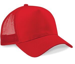 Beechfield BC640 - Snapback Trucker -kasket Classic Red / Classic Red