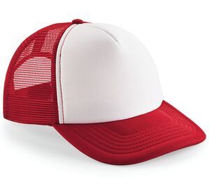 Beechfield BC645 - Vintage Trucker Snapback kasket Classic Red / White