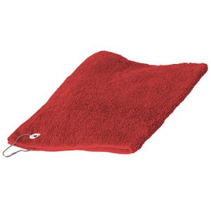 Towel city TC013 - 100% bomulds golfhåndklæde Red