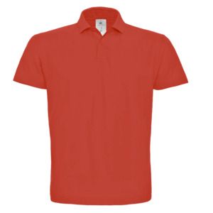 B&C CGPUI10 - Kortærmet poloshirt Pixel Coral