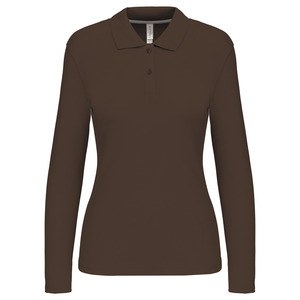 Kariban K244 - LADIES LONG SLEEVE PIQUE POLO SHIRT