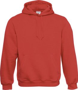 B&C CGWU620 - Sweatshirt med hætte Red