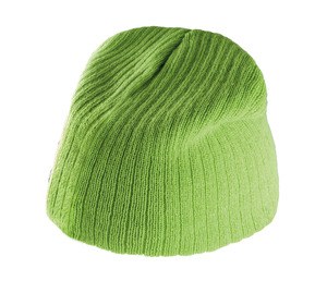 K-up KP517 - Ribstrikket hat Lime