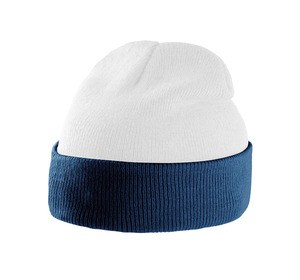 K-up KP514 - To-tonet hat med revers White / Navy