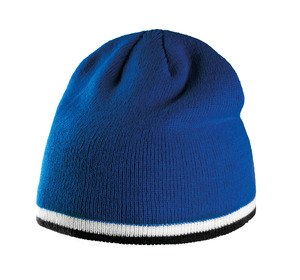 K-up KP515 - Hat med kontrastfarvet tofarvet bånd Royal Blue / White / Black