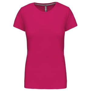 Kariban K380 - Kvinder med rund hals og kortærmet T-shirt Fuchsia