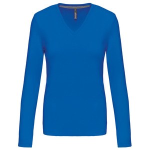 Kariban K382 - LADIES LONG SLEEVE V-NECK T-SHIRT