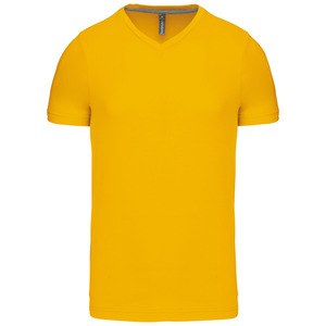 Kariban K357 - Kortærmet T-shirt med V-hals Yellow