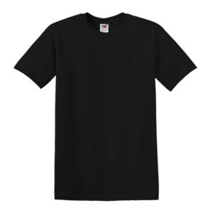 Fruit of the Loom SC6 - 100% bomuld kortærmet t-shirt Black