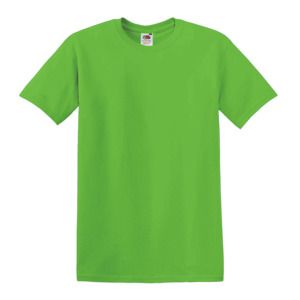 Fruit of the Loom SC6 - 100% bomuld kortærmet t-shirt Lime