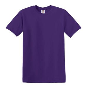 Fruit of the Loom SC6 - 100% bomuld kortærmet t-shirt Purple