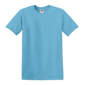 Fruit of the Loom SC6 - 100% bomuld kortærmet t-shirt Sky Blue