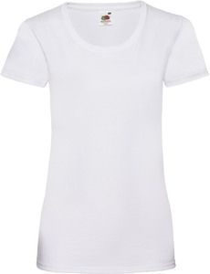 Fruit of the Loom SC61372 - T-shirt i bomuld til kvinder White