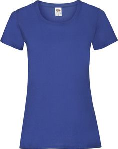 Fruit of the Loom SC61372 - T-shirt i bomuld til kvinder Royal Blue