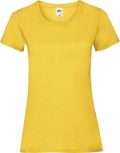 Fruit of the Loom SC61372 - T-shirt i bomuld til kvinder Sunflower