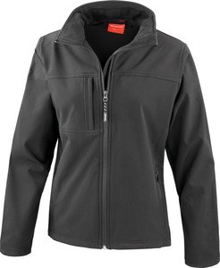 Result R121F - Softshell jakke til kvinder Black/Black