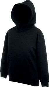 Fruit of the Loom SC62043 - Sweatshirt med hætte Black/Black