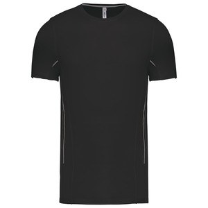 Proact PA465 - Kortærmet Bi-materiale T-shirt Black / Silver