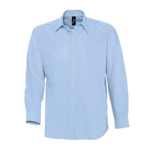 SOL'S 16000 - Boston langærmet Oxford -skjorte til mænd Sky