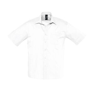 SOLS 16050 - Kortærmet poplin -skjorte til mænd Bristol