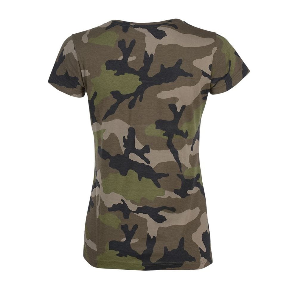 SOL'S 01187 - T-shirt med rund hals til damer, camo