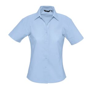 SOLS 16030 - Oxford skjorte til kvinder med korte ærmer Elite