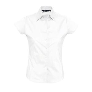 SOLS 17020 - Kvinders kortærmet stretch -skjorte Overskydende