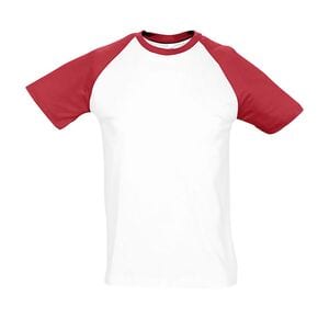 SOLS 11190 - Herre tofarvet funky T-shirt