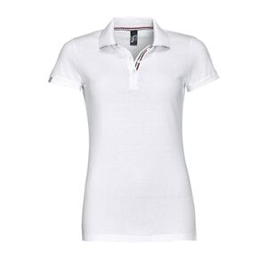 SOL'S 01407 - Patriot poloshirt til kvinder White/Red