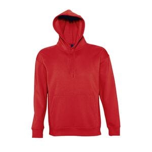 SOL'S 13251 - Slam Unisex sweatshirt med hætte Red