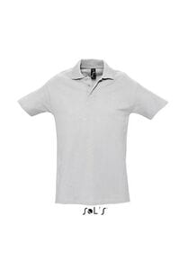 SOL'S 11362 - Herre Spring Ii Polo Blanc chiné