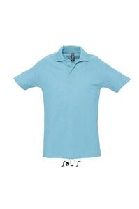SOL'S 11362 - Herre Spring Ii Polo Atoll Blue