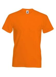 Fruit of the Loom SS034 - T-shirt med V-udskæring til mænd Orange