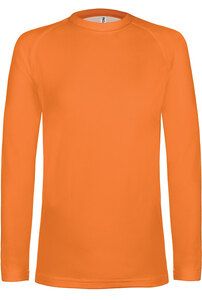 Proact PA006 - Langærmet sports-T-shirt til børn med dobbelt hud Orange