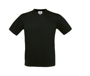B&C BC163 - T-shirt med V-udskæring til mænd, 100% bomuld