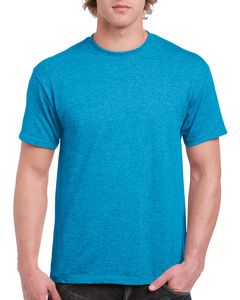 Gildan GN180 - T-shirt med voksen bomuld til voksne Heather Sapphire