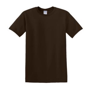 Gildan GN180 - T-shirt med voksen bomuld til voksne Dark Chocolate