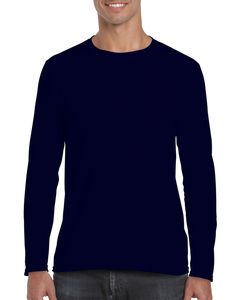 Gildan GN644 - Langærmet t-shirt til mænd Navy
