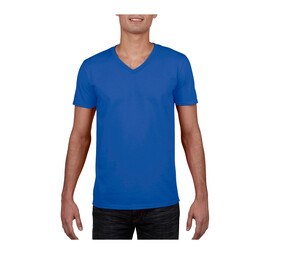 Gildan GN646 - T-shirt med V-hals til mænd, 100% bomuld Royal blue