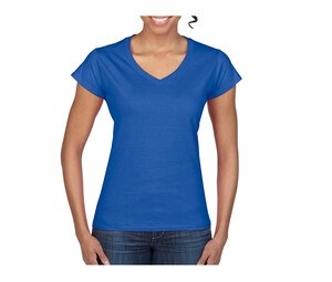 Gildan GN647 - Kvinde T-shirt V-udskæring 100% bomuld
