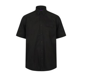 Henbury HY595 - Herre -åndbar skjorte Black