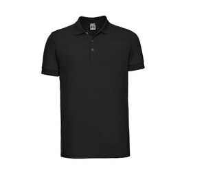Russell JZ566 - Poloshirt til mænd i bomuld Black