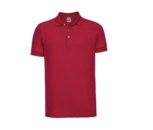 Russell JZ566 - Poloshirt til mænd i bomuld Classic Red