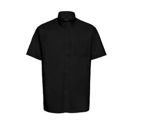 Russell Collection JZ933 - Oxford bomulds kortærmet skjorte til mænd