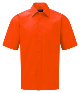Russell Collection JZ935 - Herre Poplin skjorte