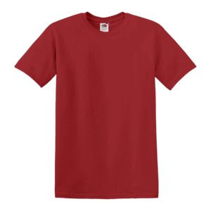 Fruit of the Loom SC220 - T-shirt med rund hals til mænd Red