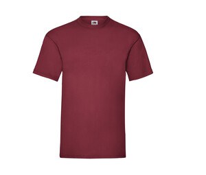 Fruit of the Loom SC230 - Kortærmet t-shirt til mænd Brick Red
